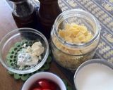 簡単贅沢☆ブルーチーズのクリームパスタ作り方1写真