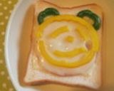 ピーマンonベーコンチーズトースト✿作り方7写真