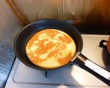イチゴのパンケーキ　ホイップクリーム添え作り方3写真