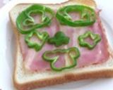 ピーマンonベーコンチーズトースト✿作り方8写真