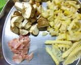 筍とベーコンの混ぜご飯。作り方1写真