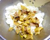 筍とベーコンの混ぜご飯。作り方8写真