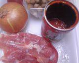 鶏もも肉のケチャップ煮作り方1写真