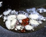 春キャベツと海老と蓮根のパスタ。作り方3写真