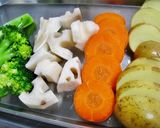 ハーブ豚と野菜の粒マスタード炒め作り方2写真