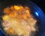 新ジャガと鶏肉の揚げ煮物作り方4写真