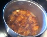 新ジャガと鶏肉の揚げ煮物作り方6写真