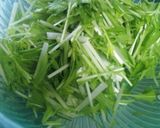 ◆水菜ときゅうりのサラダ◆簡単!作り方1写真