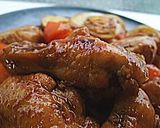 鶏手羽元の甜麺醤煮込み作り方8写真
