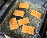 駄菓子でなんちゃってカツ丼作り方2写真