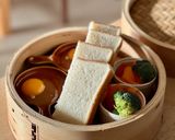 せいろでふわふわ食パンの朝ごはん♪作り方1写真