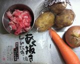 新じゃがの肉じゃが作り方1写真