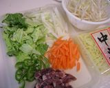 もやしたっぷり✿あんかけ汁そば作り方1写真