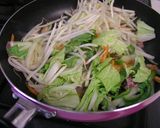 もやしたっぷり✿あんかけ汁そば作り方4写真