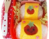 キャラ弁*簡単♪トマトちゃん♡おにぎり作り方4写真