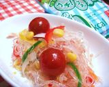 冷製イタリアンパスタ風♪プチプチ海藻麺作り方3写真