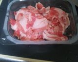 ◆豚肉のすき煮風◆調味料二つ！作り方2写真