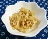 簡単♫ﾄｰｽﾀｰ５分❤レンコンのゴマあえ作り方7写真