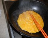 もやしたっぷり！ニラ野菜のとろたま炒め作り方3写真
