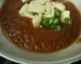 青唐辛子と鶏肉のトマトソースパスタ作り方2写真