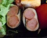 ベーコンのポークビッツ&チーズ焼き作り方6写真