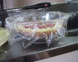 ドームケーキ　ストロベリーホワイト作り方13写真
