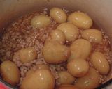 簡単★新じゃがの肉ソボロあんかけ作り方5写真