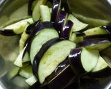 茄子のすき焼きふりかけ炒め作り方1写真