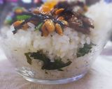 ねっと～り★卵黄のっけひじき納豆丼作り方5写真