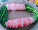 ＊豚肉の小葱大葉チーズとろ〜り巻き焼き＊作り方4写真