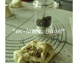 ＊ブラックペッパーとチーズのベーグル＊作り方2写真
