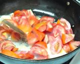 台湾料理～トマトと卵の炒め物作り方3写真