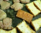 厚揚げと豚ひれ肉のピッカティーナ♪作り方4写真