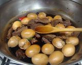 韓国の家庭料理　牛肉の醤油煮作り方5写真