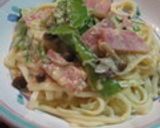 うどんカルボナーラ作り方19写真