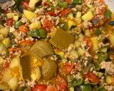たっぷり夏野菜の無水キーマカレー作り方5写真