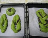 HB　あんこマーブルの抹茶パン作り方9写真