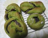 HB　あんこマーブルの抹茶パン作り方11写真