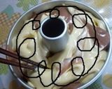 チョコバナナ♡マーブルシフォンケーキ作り方14写真