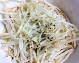 超簡単..丼で.5分.もやし塩麹バター味作り方3写真