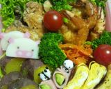 2012年 親子遠足ペンギン弁当☆作り方1写真