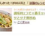 調味料1つで☆春キャベツとツナ卵炒め作り方5写真