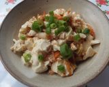 スピードレシピ♬簡単豆腐のキムチ和え❀作り方2写真