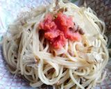 和えるだけ☆簡単納豆たらこスパ☆作り方6写真
