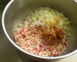 材料3つ簡単★ジューシーでか焼売ヘルシー作り方3写真