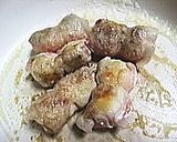 お弁当に☆うずらの豚肉巻きソテー作り方3写真