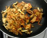 やみつき！豚キムクリームパスタ作り方2写真