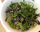 大葉もネギもゴマも混ぜ混ぜシラス丼作り方3写真