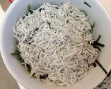 大葉もネギもゴマも混ぜ混ぜシラス丼作り方5写真