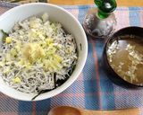 大葉もネギもゴマも混ぜ混ぜシラス丼作り方8写真